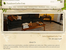 Tablet Screenshot of furniturecache.com
